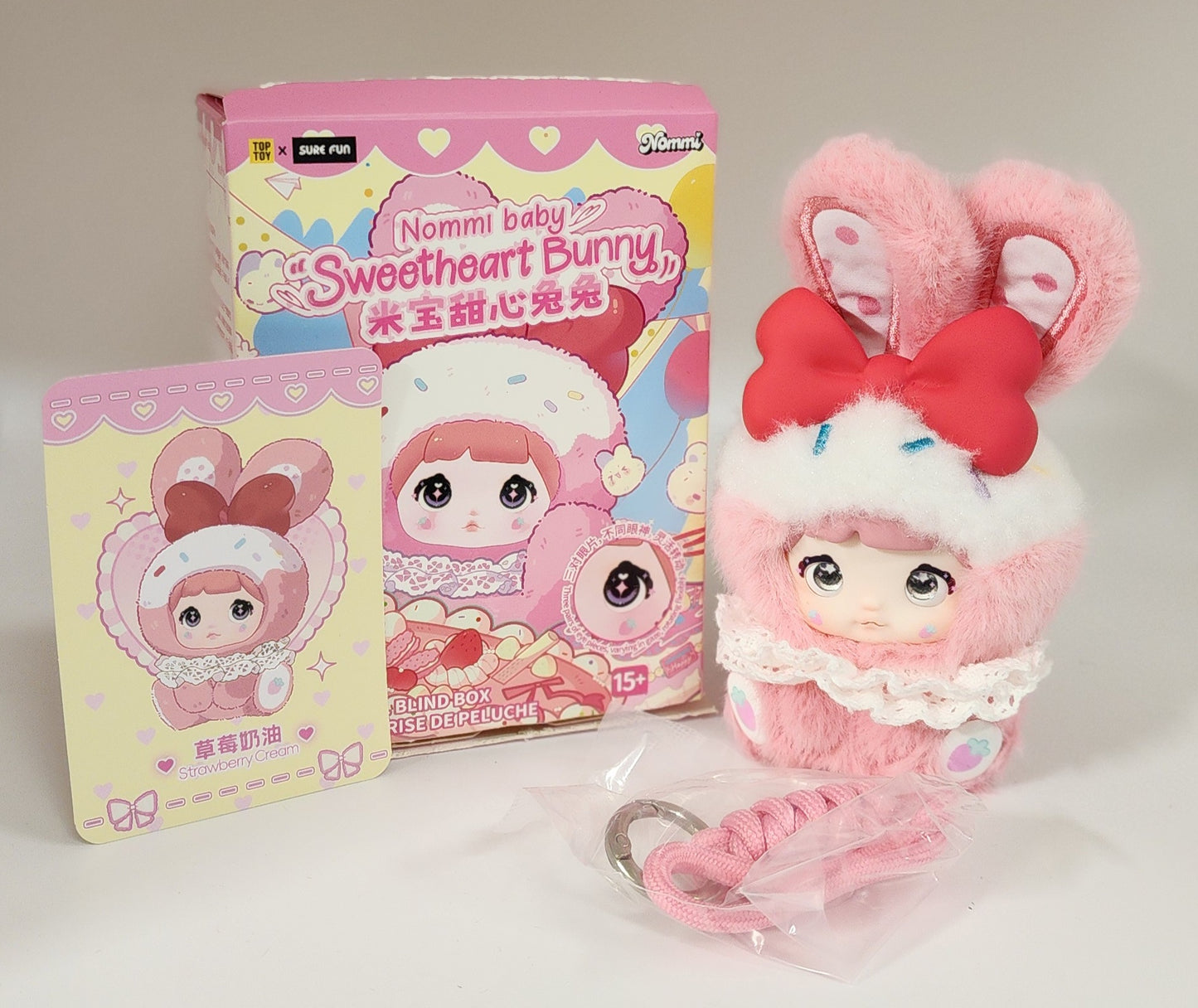 Nommi baby (sweetheart bunny)strawberry cream