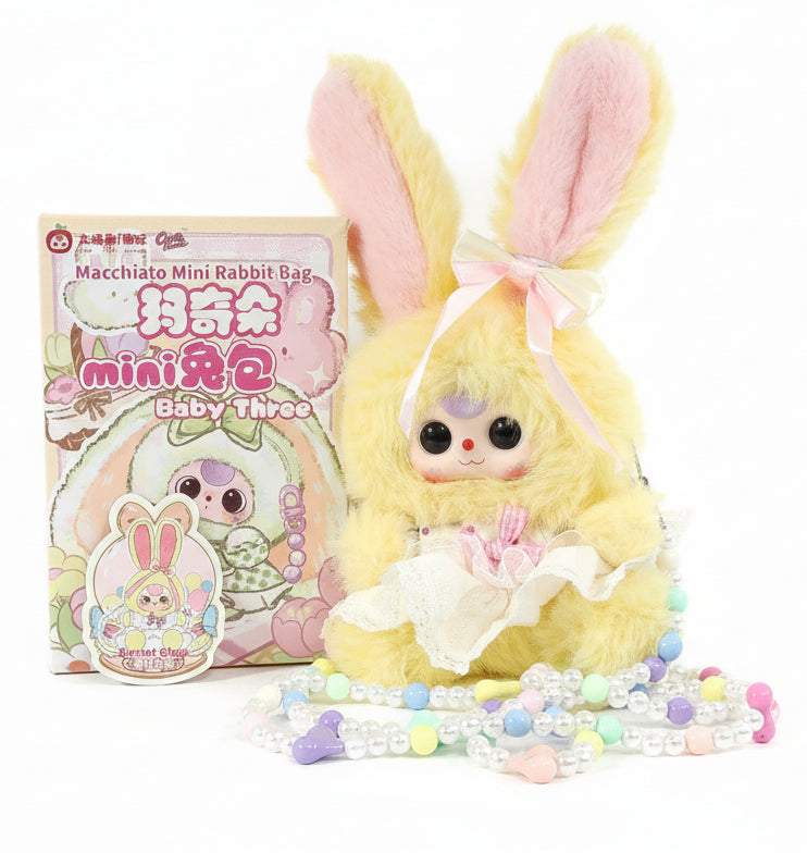 Baby 3 macchiato mini rabbit bag