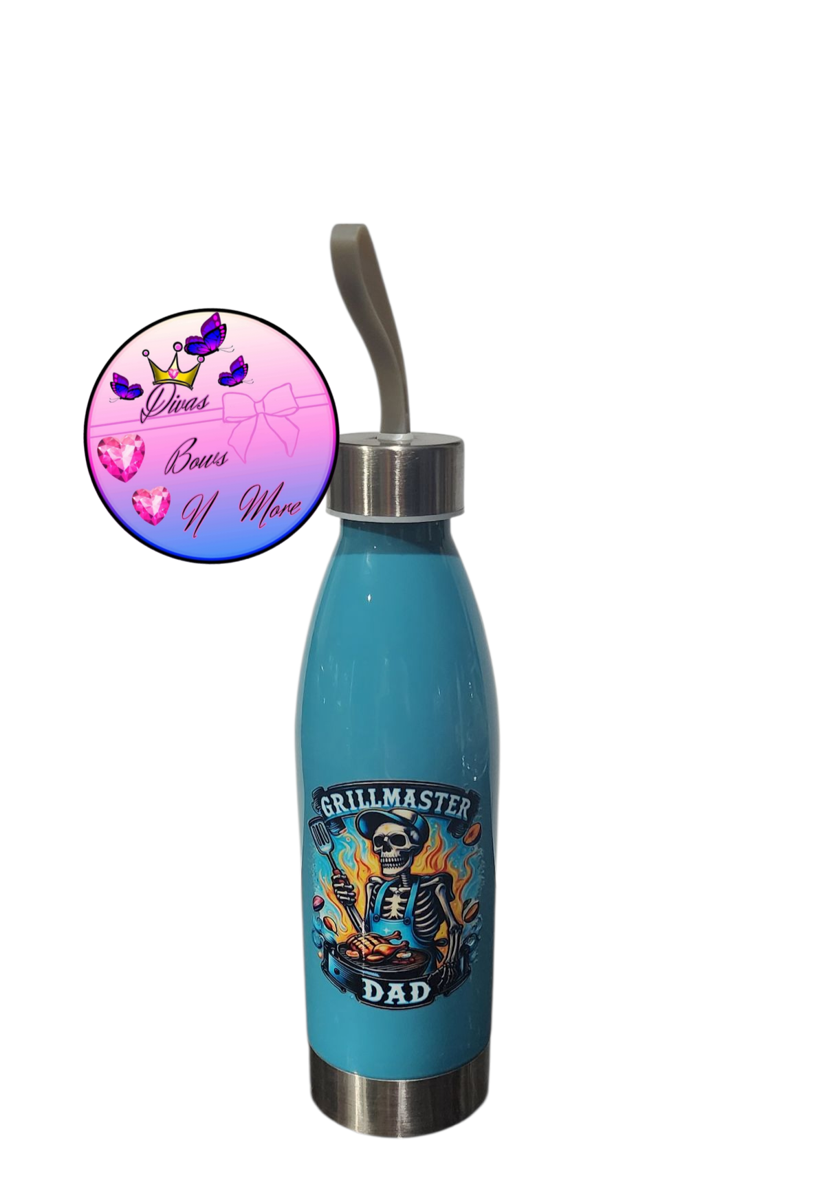 Grill master dad water bottle