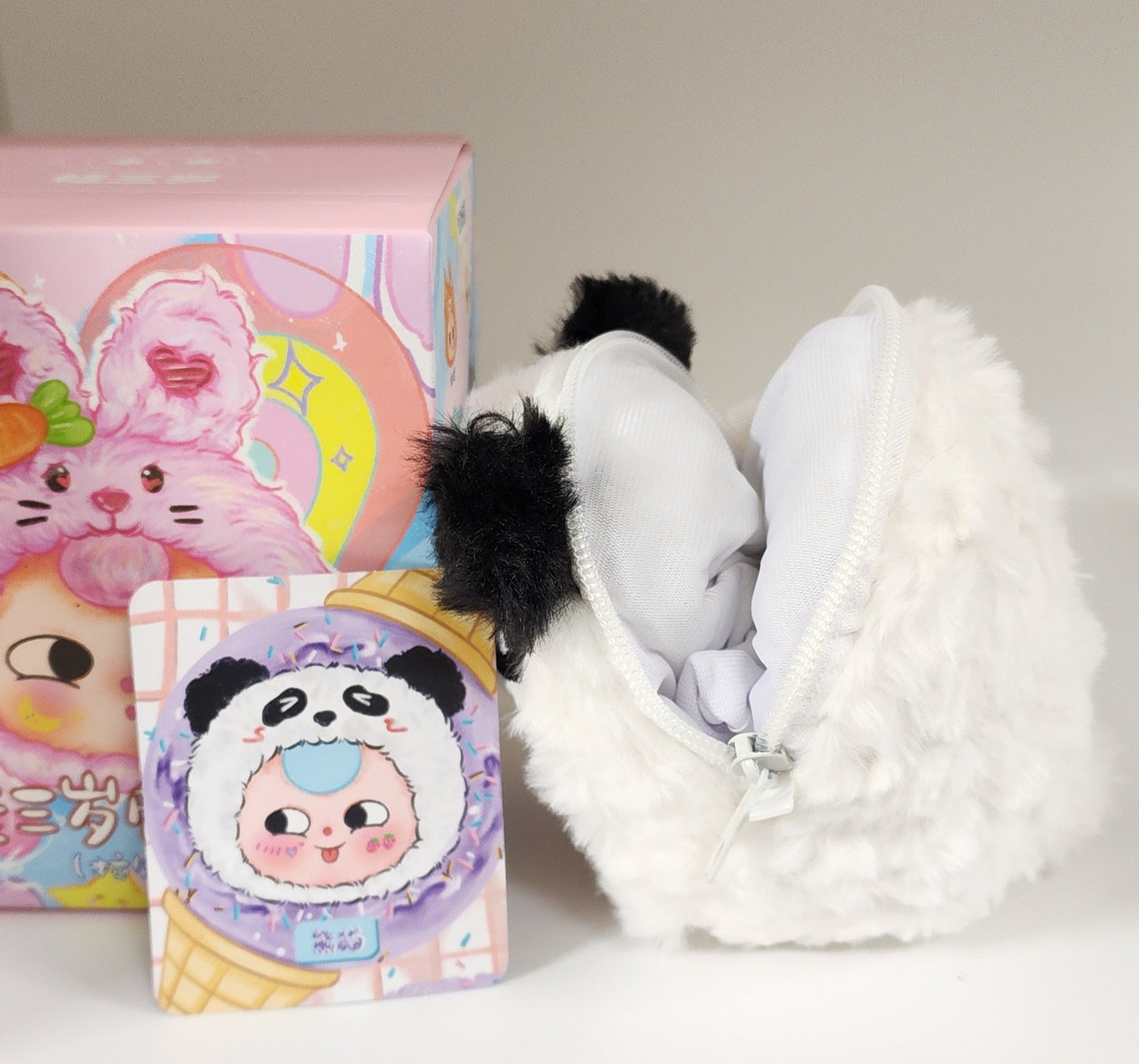 Panda zipper bag (special eyes)