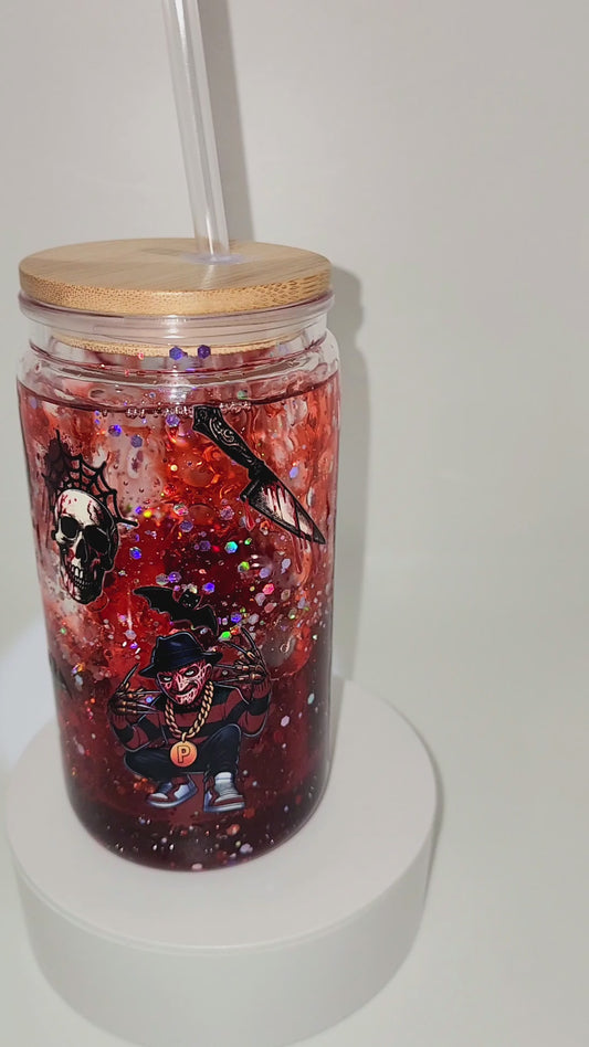 Halloween Snowglobe tumbler