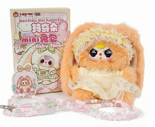 Baby 3 macchiato mini rabbit bag(orange sweet talk)