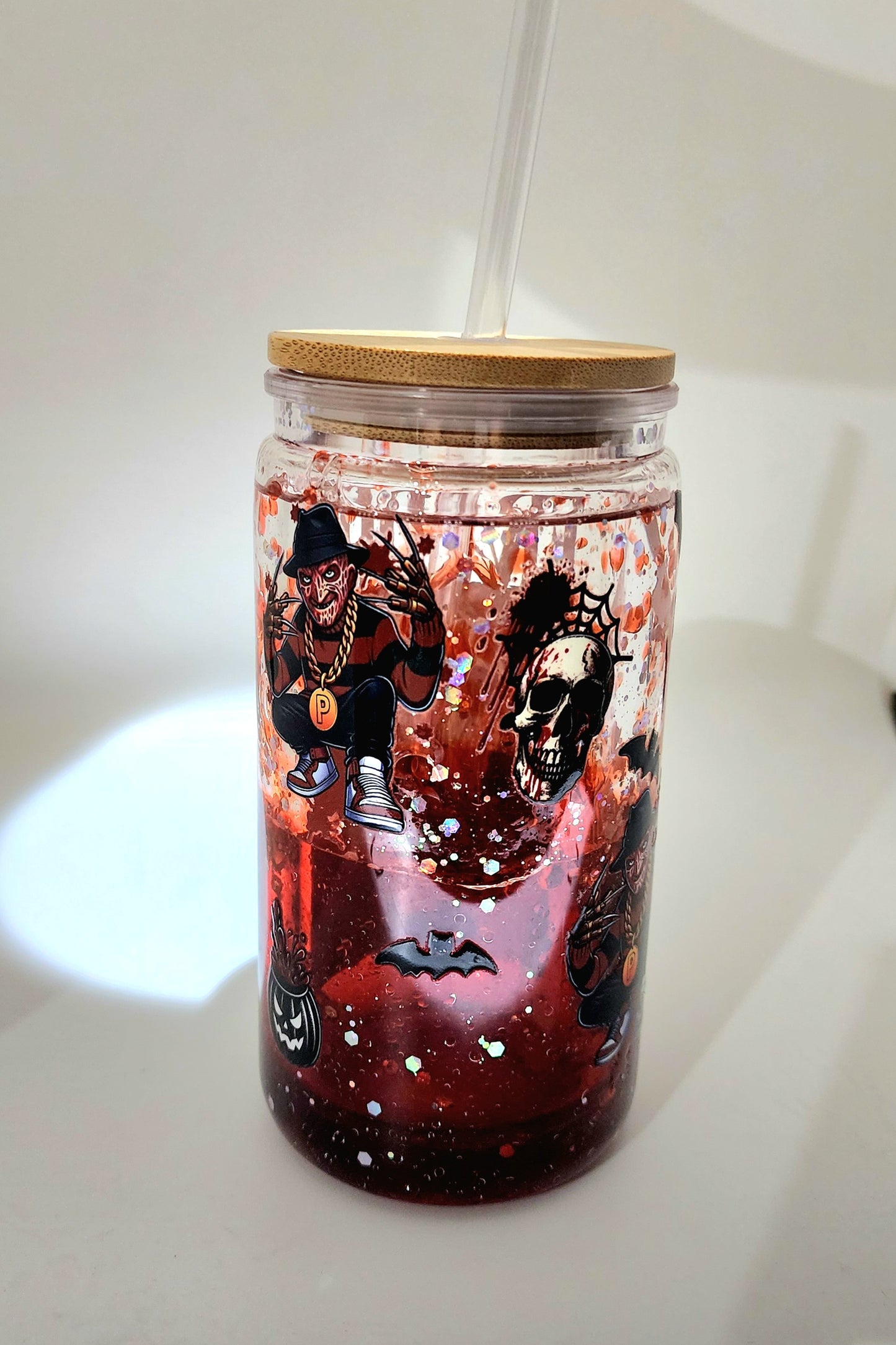 Halloween Snowglobe tumbler